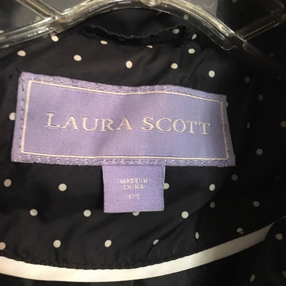 Laura Scott Polka Dot Puffer Vest: Size Small - Picture 7 of 7